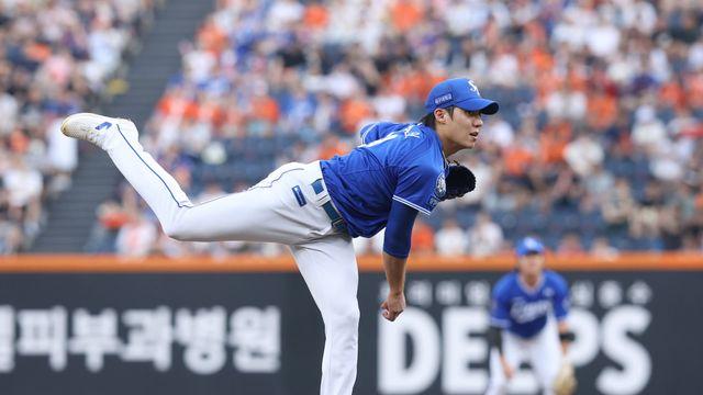 '원태인 10승' 삼성, 시즌 첫 '대전 원정 싹쓸이!'→한화 5-3 제압…강민호 2안타 2볼넷 2타점 또 빛났다 [대전:스코어]