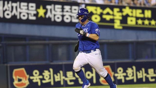 '강민호 결승 투런포' 삼성, 한화 5-3으로 꺾고 3연전 싹쓸이