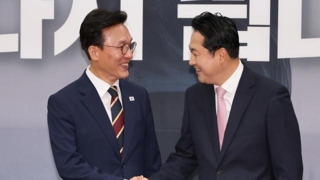 장동혁, 김민석 총리 만나 