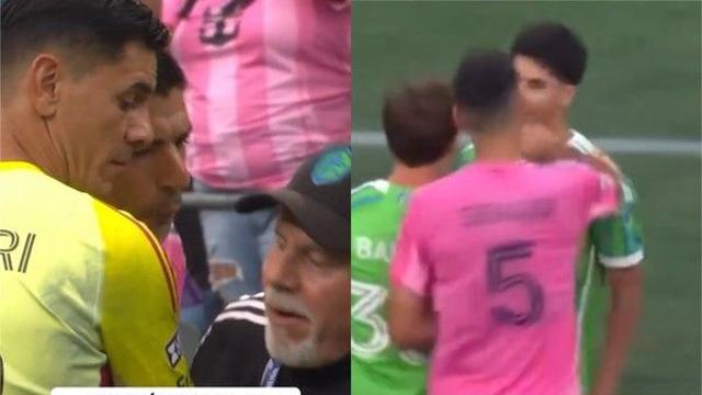 ‘우승 못했다고 추태’ 부스케츠 주먹 폭행, 수아레스 침 뱉기+헤드록