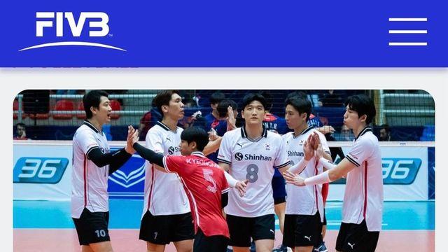 FIVB, 홈피에 '한국 남자배구 10번째로 세계선수권 출전' 소개