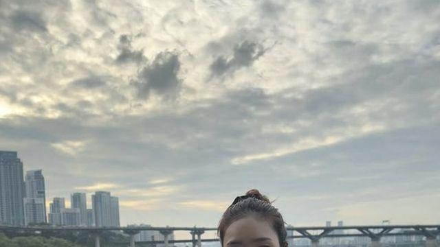 '골프 여신' 유현주, 오늘은 러닝에 푹 빠진 모습 [AI스포츠]
