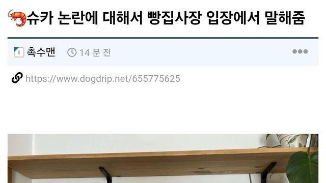 슈카 논란에 대해서 빵집사장 입장에서 말해줌.jpg