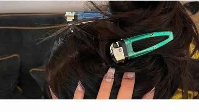 애연가 언냐용 머리핀,,