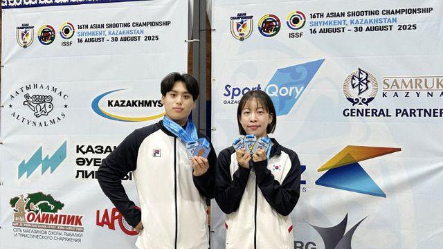 서산시청 사격팀, 2025 ASC 심켄트 아시아사격선수권대회서 메달 5개 획득