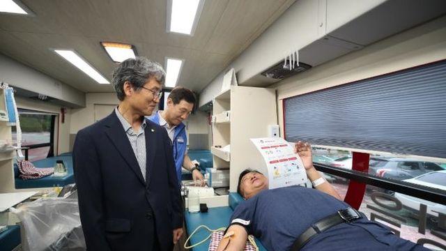 울산교육청, 노사 공동 헌혈 봉사활동