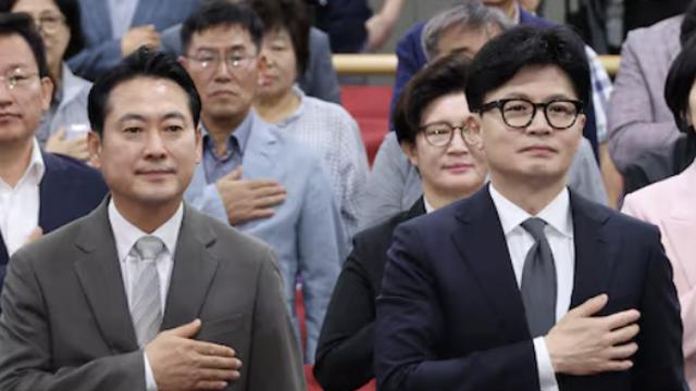 한동훈, 장동혁에 당선 축하인사…