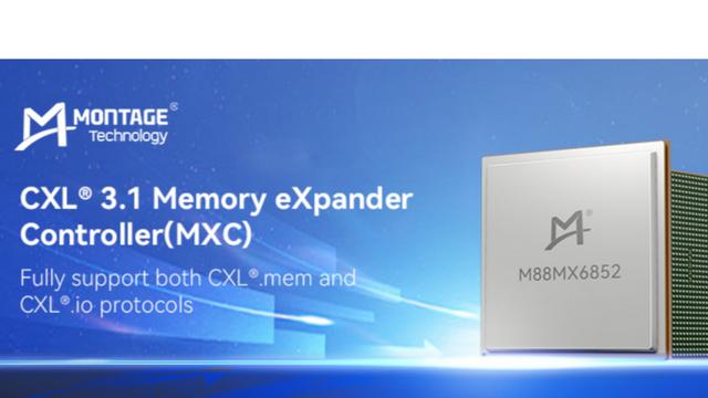 Montage Technology Introduces CXL® 3.1 Memory eXpander Controller to Empower Next-Generation Data Center Infrastructure