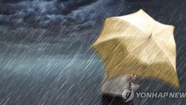 시간당 최대 42㎜ 기습호우·낙뢰에 창원 곳곳 신호등 일시 먹통