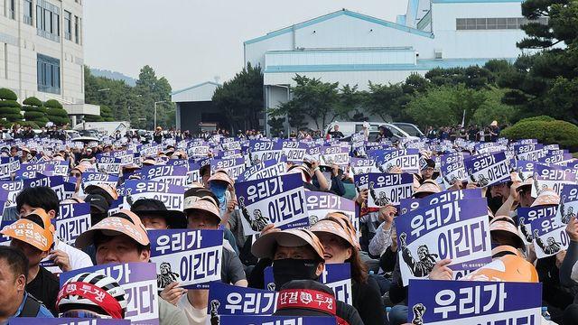 '임단협 난항' 현대차ㆍ현대 조선 3사ㆍ한국GM 줄줄이 파업