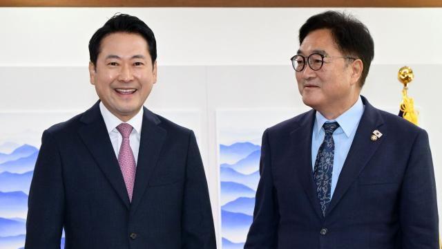 장동혁, 우 의장 만나 