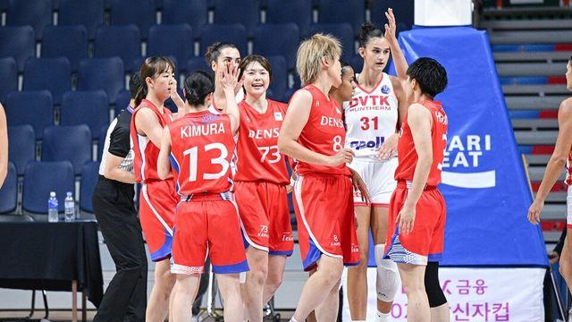 박신자컵 B조 2위 경쟁 안갯속으로… 여자농구 덴소, DVTK에 80-58 완승