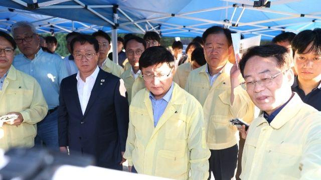 환경부장관, 강진 병영천댐 후보지 현장 방문