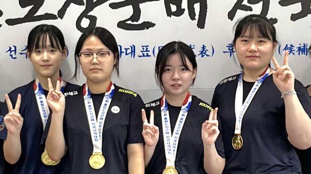 인천체고, 홍범도장군배 25m권총 단체전 ‘정상 타깃’
