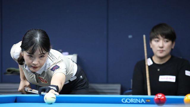 'LPBA 역대급 승부치기 하이런 8점' 김상아, 승부치기 12:5로 히가시우치 꺾고 16강 진출