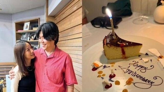이효리♥이상순, 결혼 12주년 기념 '소박한' 케이크 파티