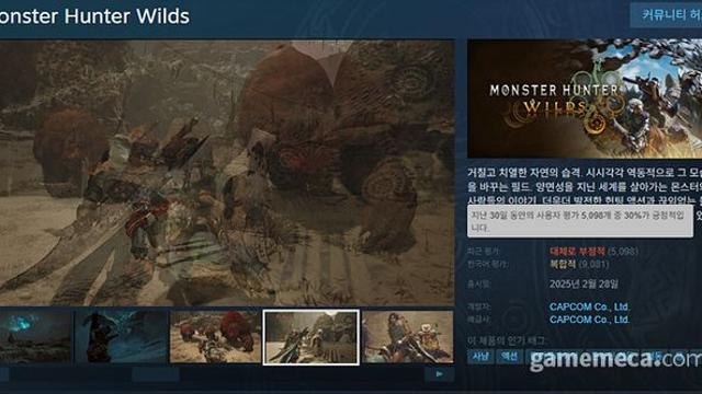 캡콤 사장, 몬헌 와일즈 판매 둔화는 PS5가 비싸기 때문?