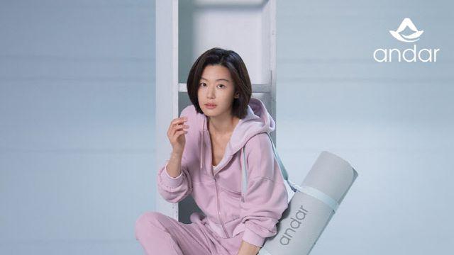 안다르, 전지현과 함께한 '가을·겨울 스타일링' 공개