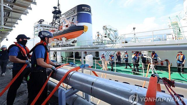 강릉 가뭄에 독도 경비함 '삼봉호' 전격 투입…600t 급수 지원