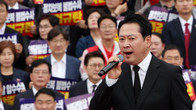 野 “3대 특검법 의결한 與 ‘북한식 인민재판’ 자행 의지”