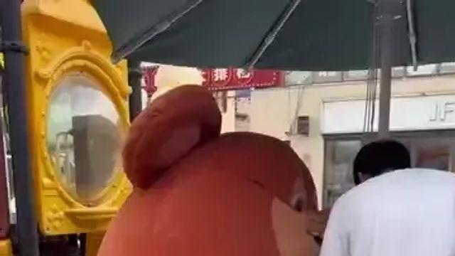 인형탈 알바 취두부 냄새 리액션ㅋㅋㅋㅋㅋ