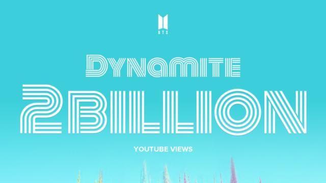 방탄소년단 '다이너마이트' 뮤비, 20억 뷰 돌파…팀 통산 최초