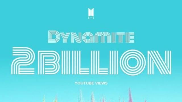 방탄소년단, '다이너마이트' 뮤비 20억뷰↑…팀 통산 최초