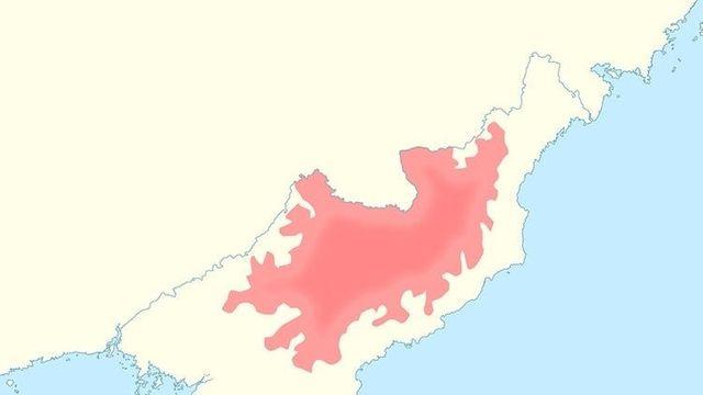 외국인이 촬영한 북한 개마고원 풍경