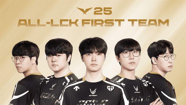 정규 시즌 29승 1패, 젠지 올해 LCK 퍼스트 팀 선정