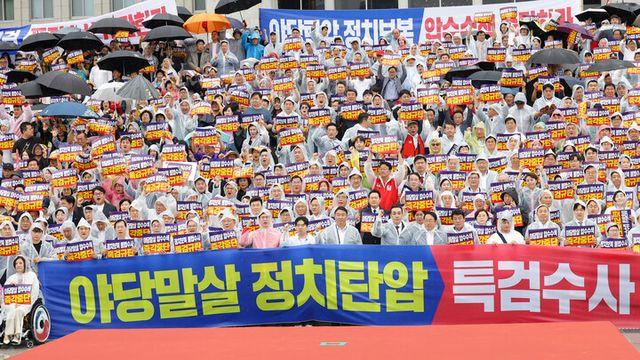 국힘, ‘더 센 특검법’ 법사위 통과에 “막가파식 입법 폭주”