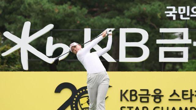 문정민, KLPGA KB금융 챔피언십 1R 1위 