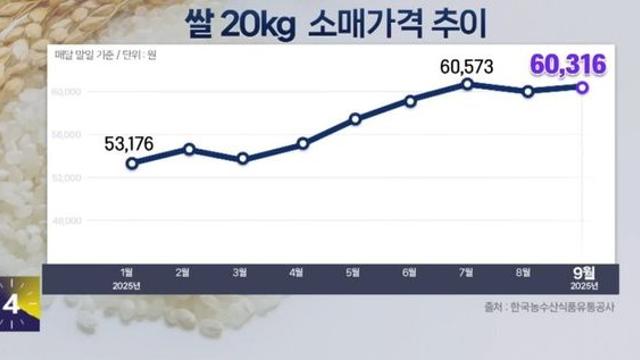현재 일본처럼 심각해지고 있는 한국 쌀값