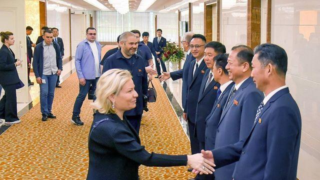 북한 문화상, 국제문화연단 참석차 러시아 방문