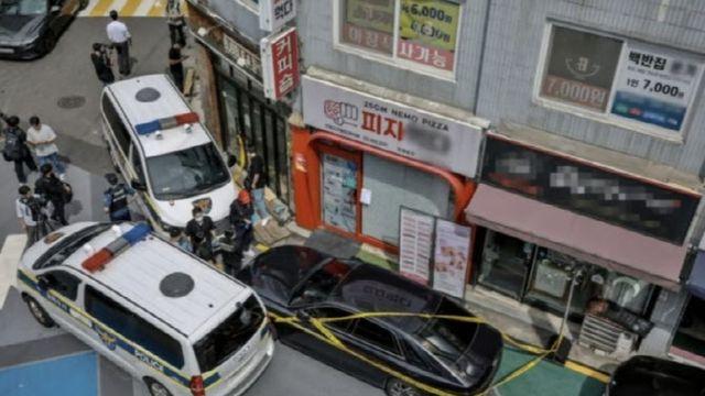“순간 눈 돌아가…” ‘피자집 칼부림’ 피의자가 가족에 한 말