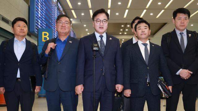 韩国国会议长禹元植结束中国行程回国