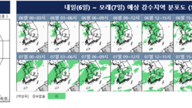 주말 폭염 속 소나기, 수도권 강한 호우 예보