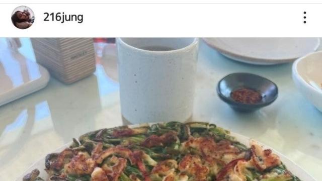 이민정 인스타 해물파전 레전드