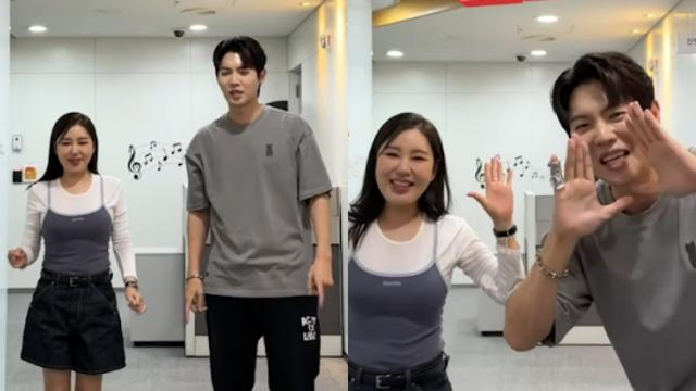 훈훈한 30cm 키 차이...송가인x손태진, 사랑의 맘보 챌린지 도전