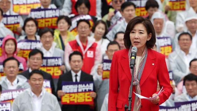 나경원, 美 한국인 구금에 