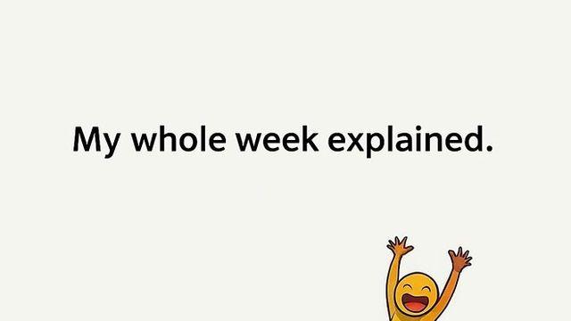 직장인들의 일주일 모습