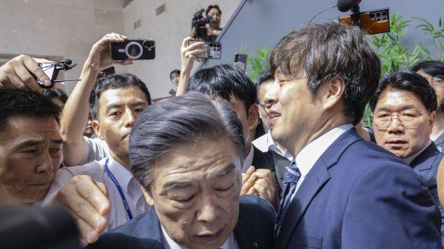 ‘광복은 연합군 선물’ 김형석 독립기념관장 기자회견에 ‘아수라장’ 국회