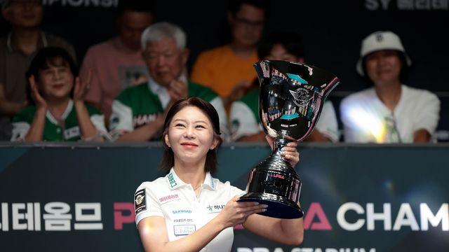 '당구여제' 김가영, '캄보디아 특급' 스롱 꺾고 LPBA 통산 16승
