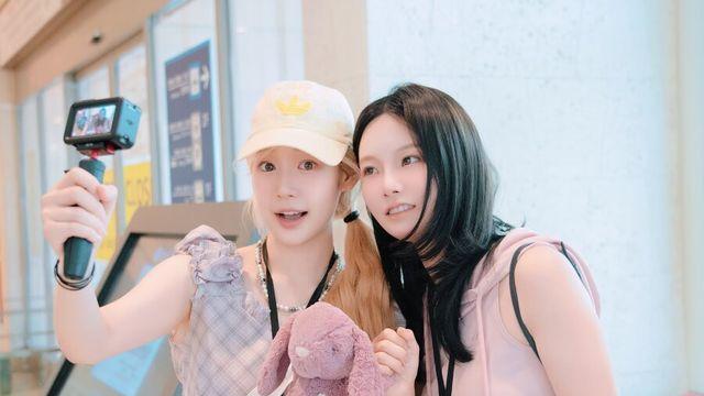 피프티피프티 키나 and 예원 오키나와 비하인드