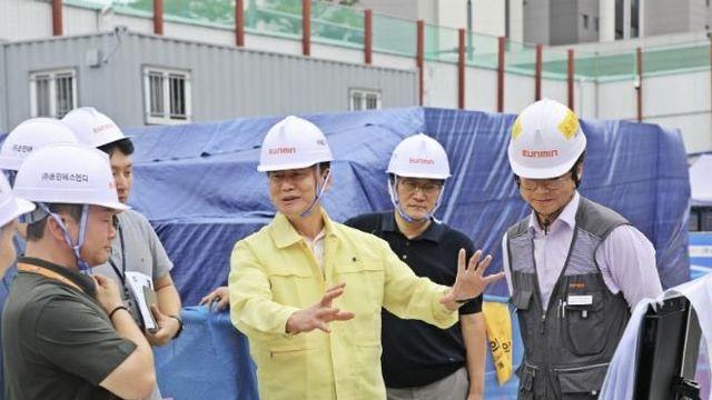 수원시 권선구, 서둔동 행정복지센터 신청사 건립현장 점검