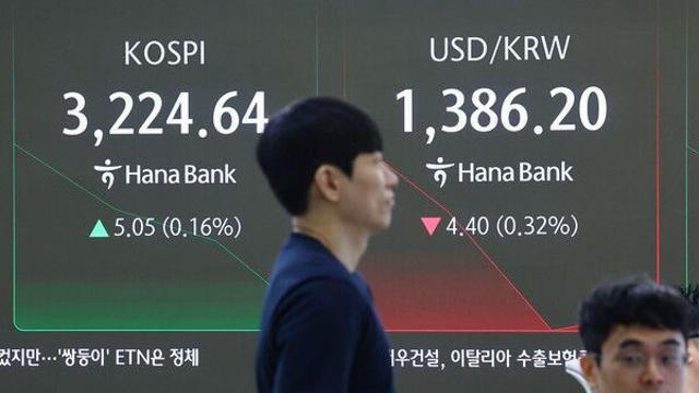 코스피, 美 기준금리 인하 기대감 등에 3230선 상승세