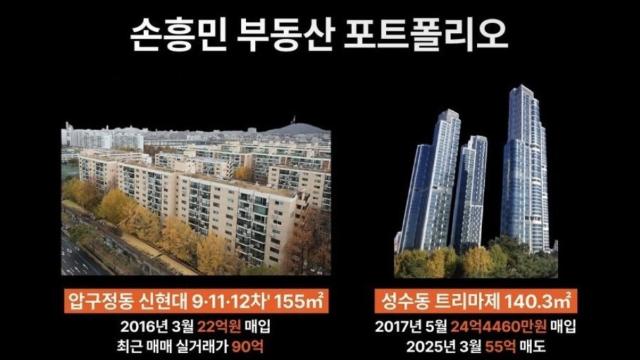 손흥민 부동산 포트폴리오