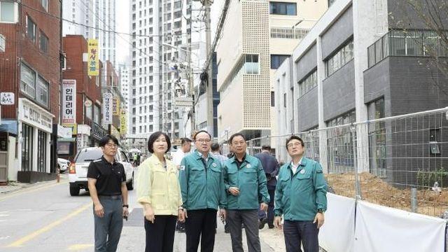 광명시의회 복지문화건설위원회, 광복로 지중화 공사 현장 점검