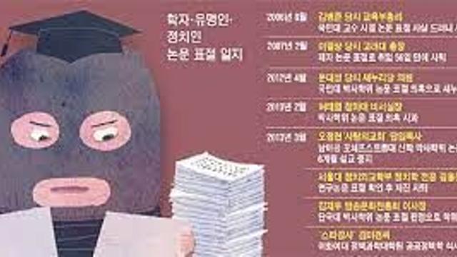 내 논문이 표절이라니 경악스럽다.