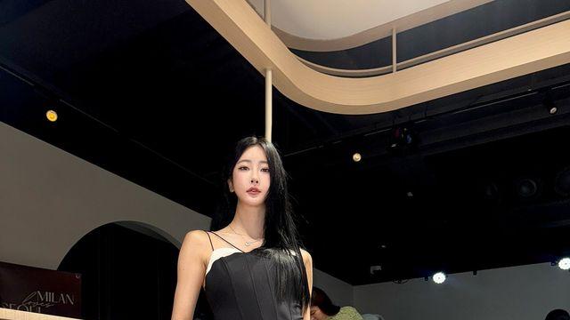 DJ SUVIN 달수빈, 블랙 드레스의 강렬한 존재감