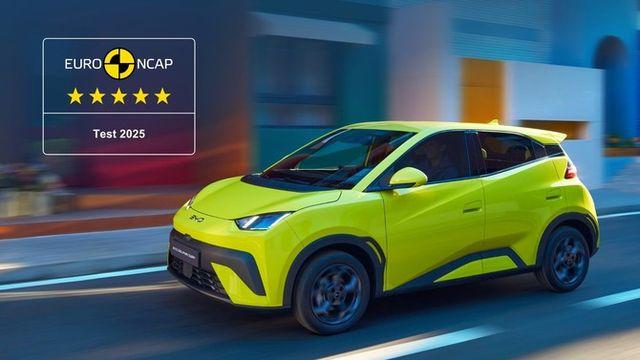 BYD '돌핀 서프' 유로 NCAP 최고 등급 획득